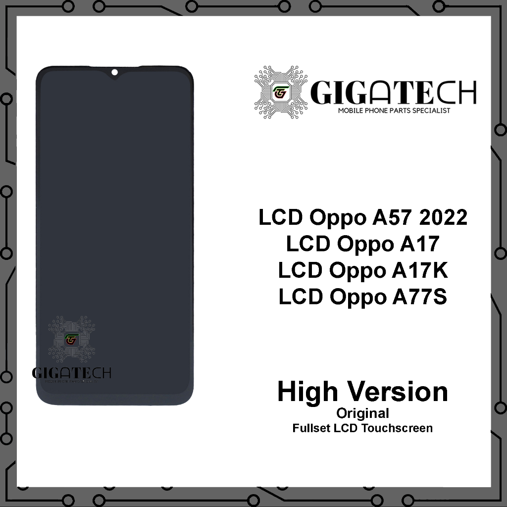 Naysila Naymila Lcd Oppo A17 / A17S / A77S / A57 2022 Original 100% Fullset Touchscreen Garansi 1