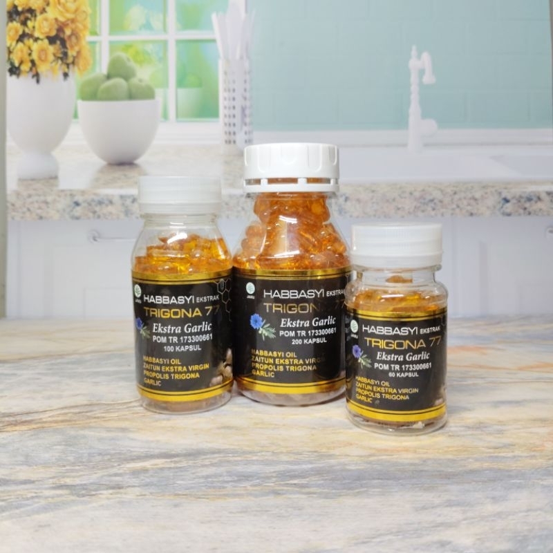 Habbatussauda Extra Garlic Propolis Trigona 77 Original Asli