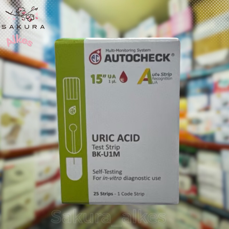 Autocheck Test Strip URIC ACID isi 25