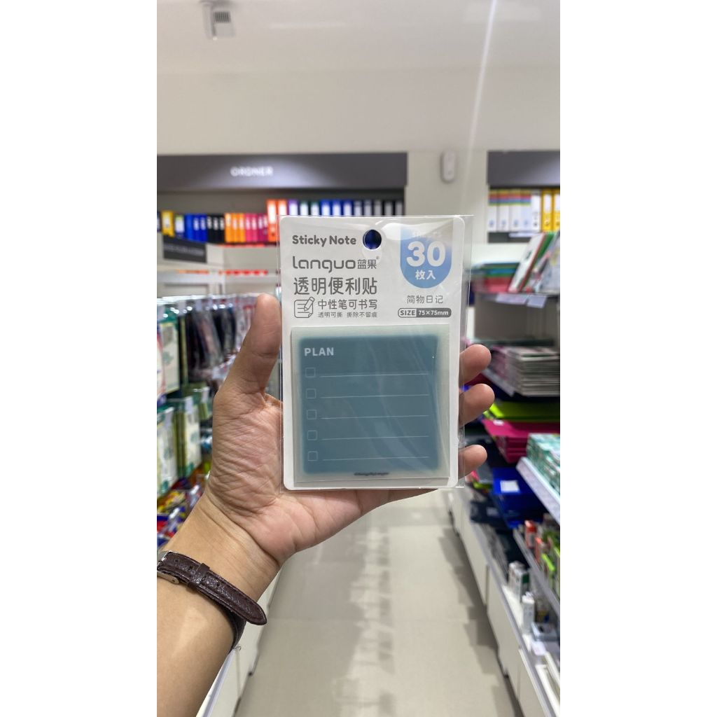 

Gramedia - KAKO LANGUO TRANSPARNT STICKY NOTE PLAN LG-24502