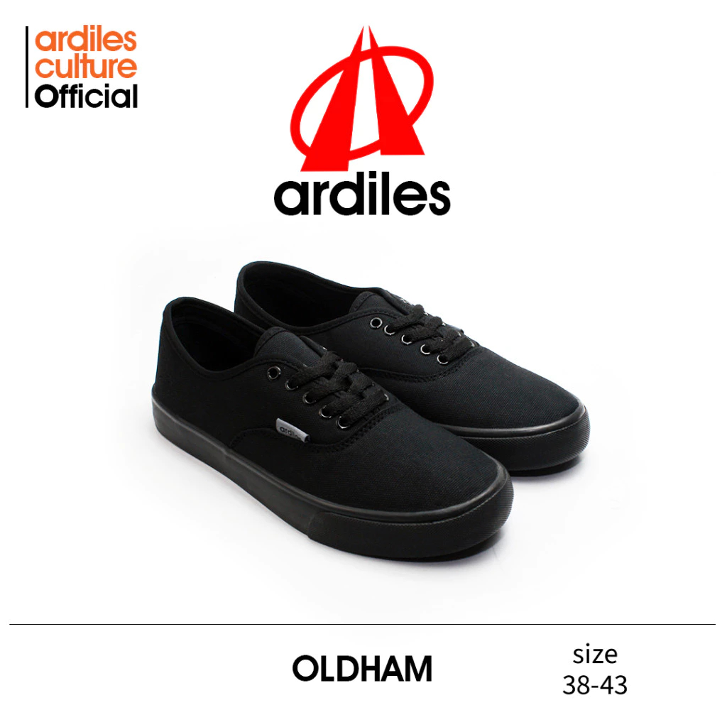 exclusive sepatu pria hitam polos sekolah kerja sepatu pria casual ardiles sepatu sneakers pria