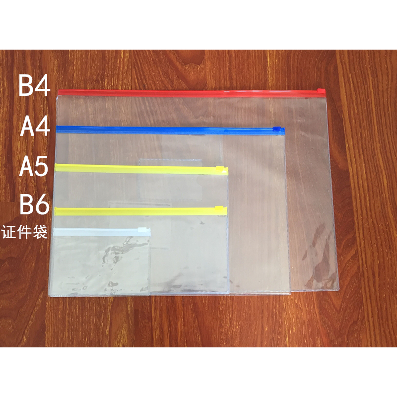 

Zipper Pocket Zip Bag Klip Plastik Mika Transparan B6 Tempat Pensil Dompet Serbaguna Map Dokumen
