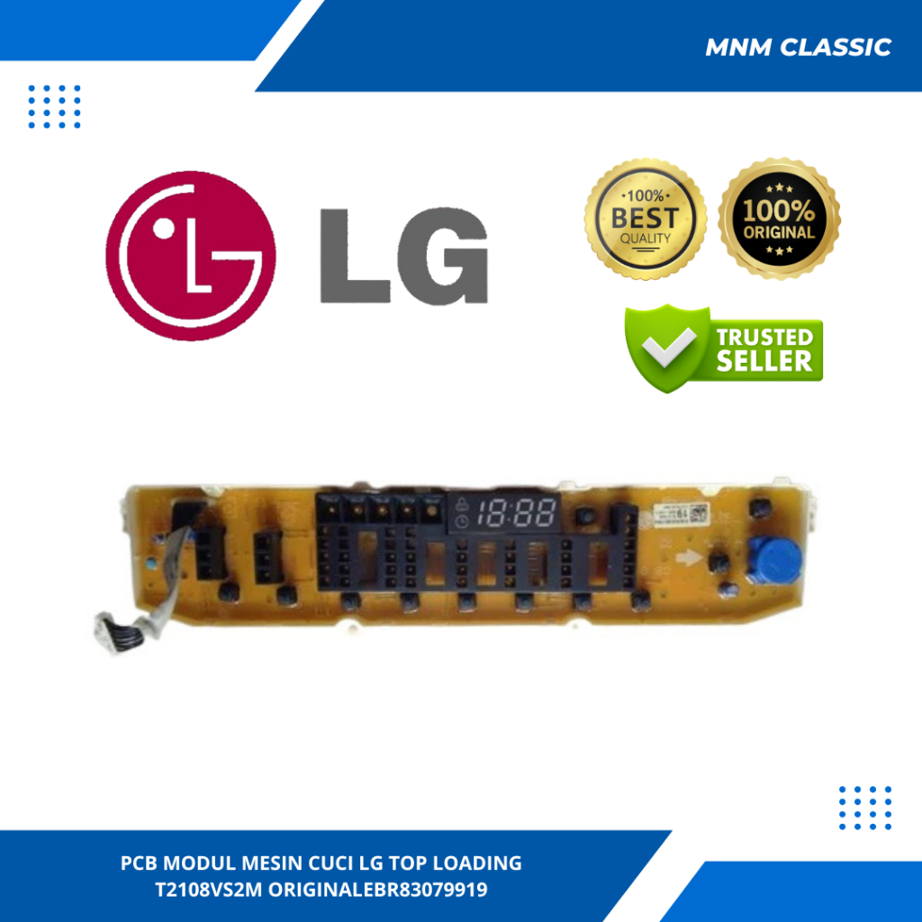 PCB MODUL MESIN CUCI LG TOP LOADING T2108VS2M ORIGINALEBR83079919
