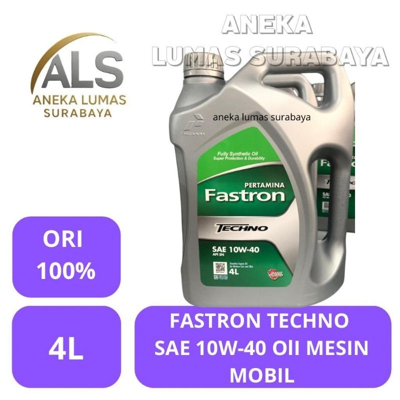 Oli PERTAMINA FASTRON TECHNO 10W-40 (4 LITER)