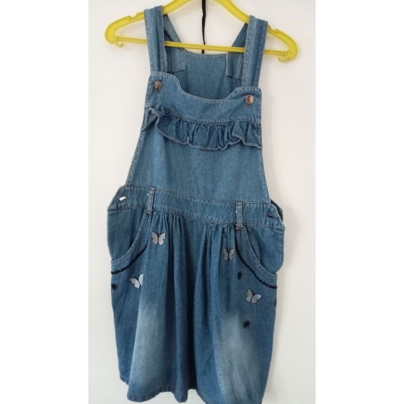 preloved overall rok  jeans anak perempuan