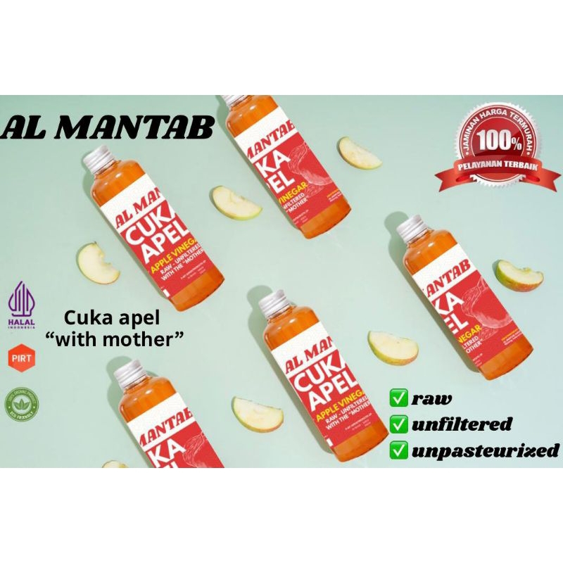 

Cuka Apel Al Mantab 250ml Apple Vinegar Premium With Mother