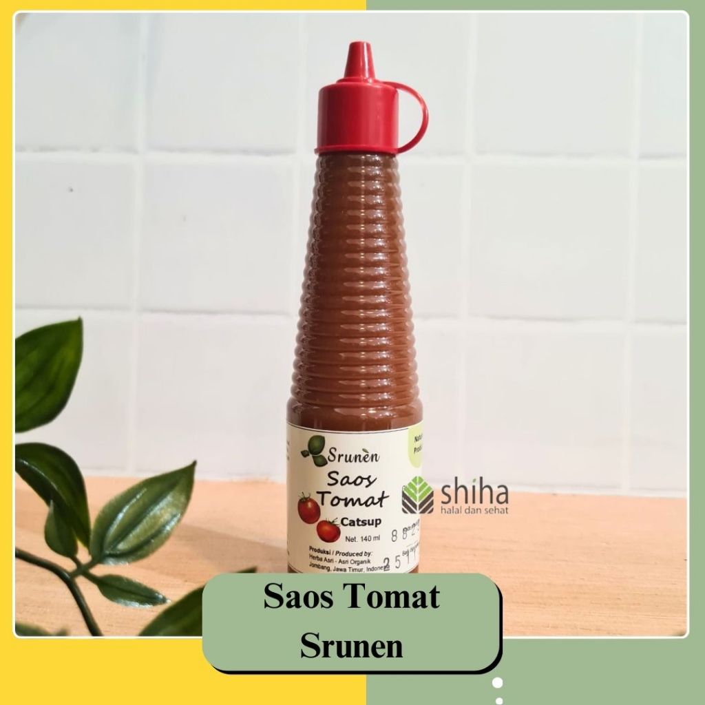

Saos Tomat Original Gluten Free 140 Ml - Srunen - Non MSG | Warungshiha