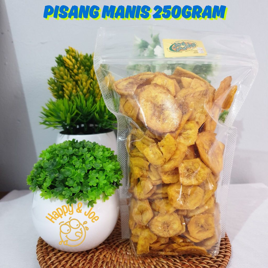 

Keripik Pisang Manis/Keripik Pisang Manis Renyah/Keripik Pisang Crispy 200gram