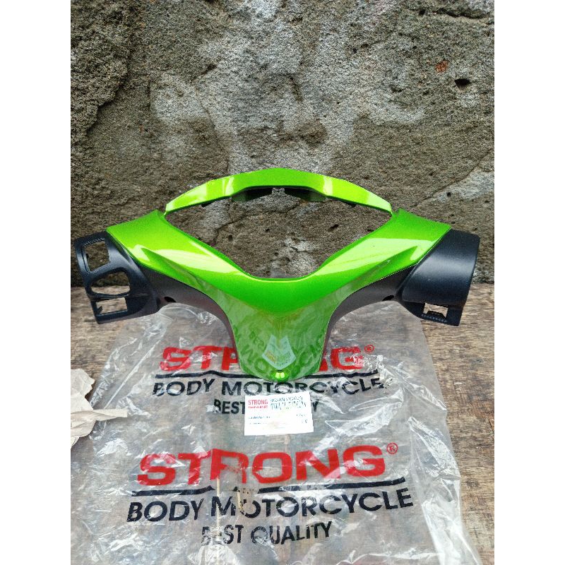 BATOK BELAKANG / BATOK KILOMETER SUPRA X 125 HELM'IN HIJAU GLOSSY