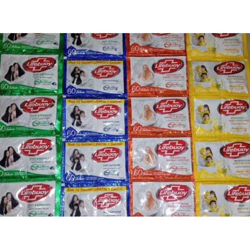 SHAMPO LIFEBUOY SACHET 12X9 ML/Lifebuoy shampo sachet