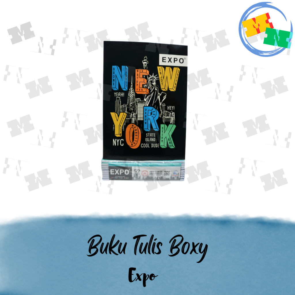 

H7Y Buku Tulis Campus Boxy 52 Lembar EXPO 1 Pak Isi 10 Buku