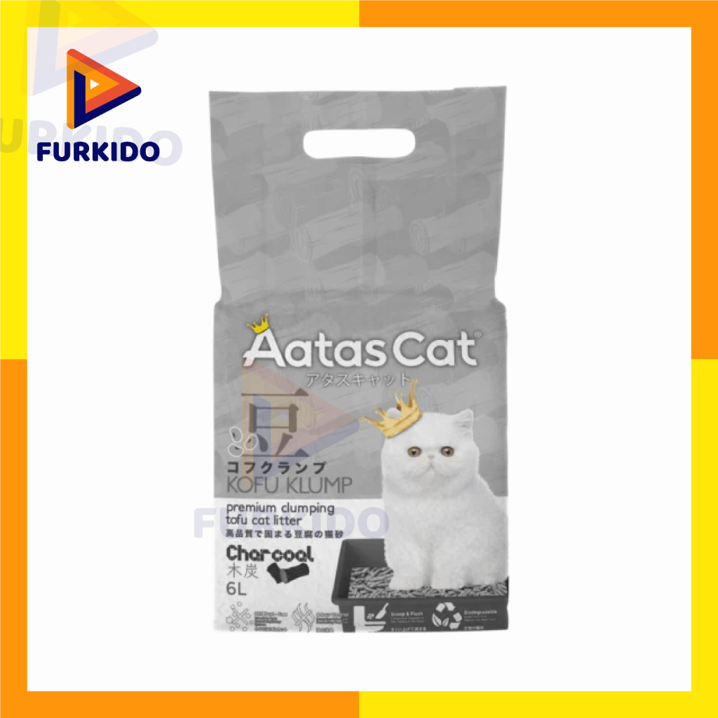 Livvicstore Aatas Kofu Klump Tofu Cat Litter 6 Liter / Pasir Kucing Tofu