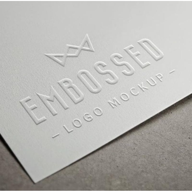 

Cetak kartu nama embossing | Laminating doff 2 sisi