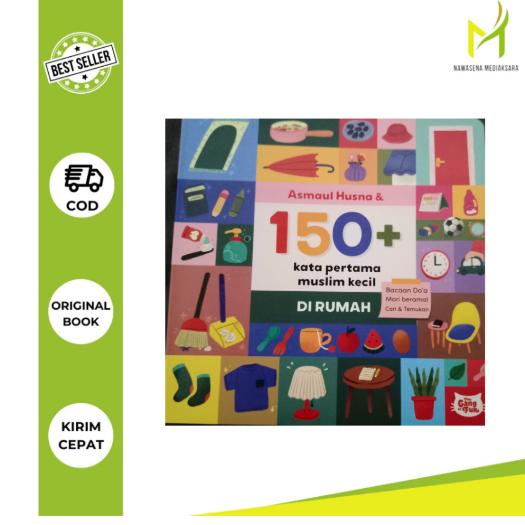 Asmaul Husna & 150 + kata pertama muslim kecil dirumah (Asa Literasi Indonesia)