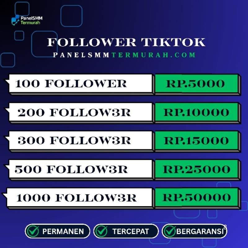 FOLLOWER TIKTOK GRATIS REFILL 30 hari PENGIKUT FOLOW TIKTOK High Quality