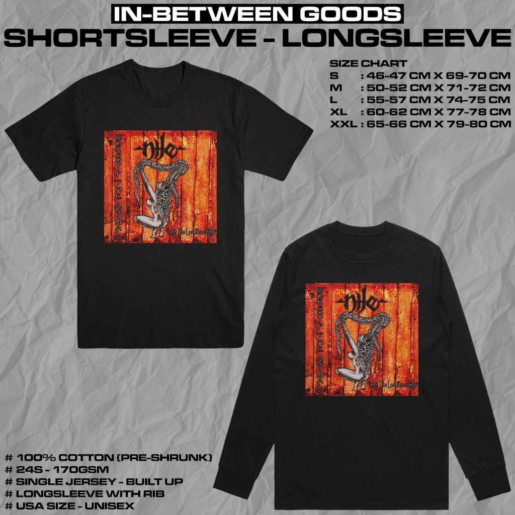 NILE - WORSHIP THE ANIMAL | T-SHIRT | LONGSLEEVE | BAND MERCH