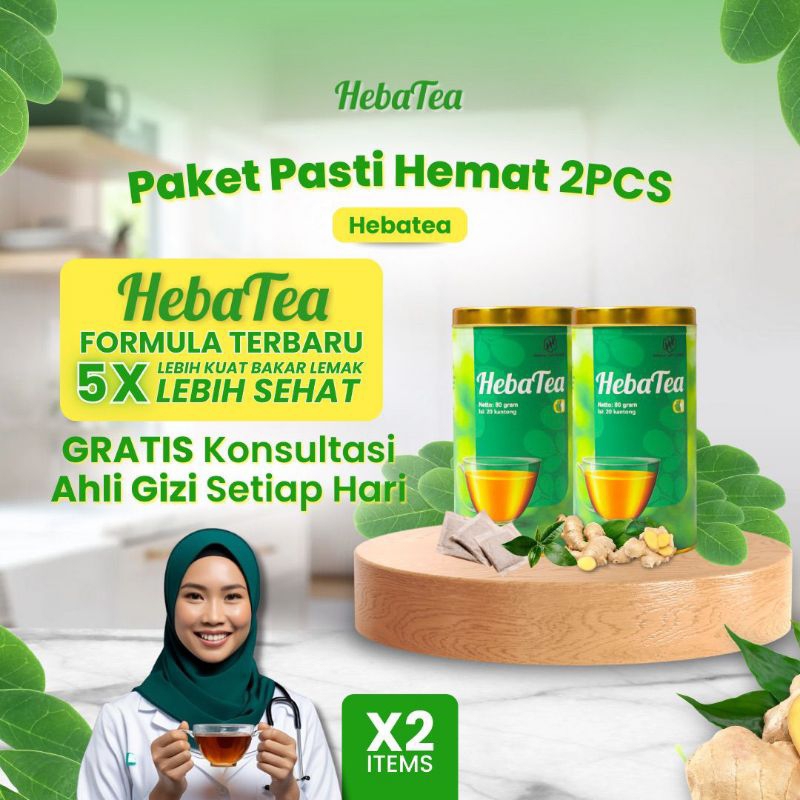 

HebaTea - Teh Herbal GRATIS bimbingan ahli gizi Paket Pasti Hemat 2