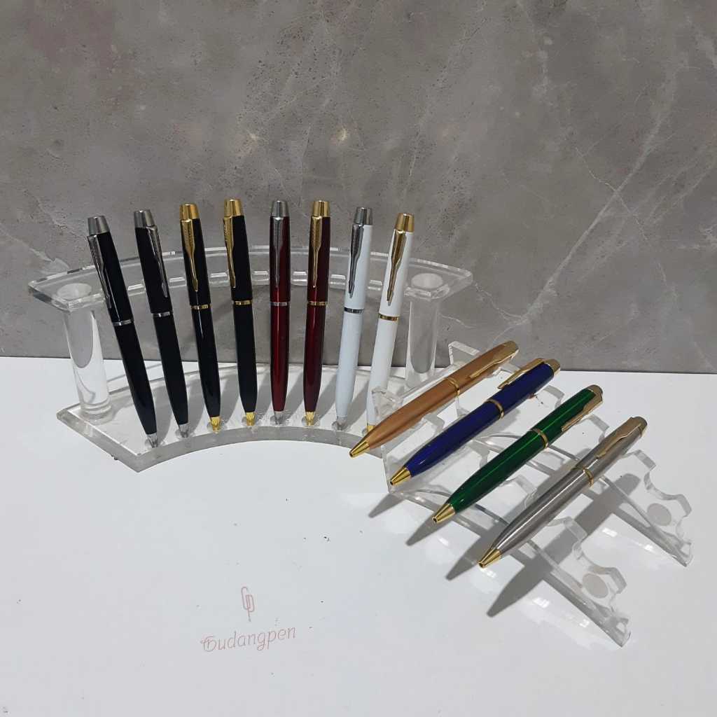 

Pulpen Metal Tipe 250 / Pulpen Metal 222 / Model Putar Parker Bisa Cetak Logo