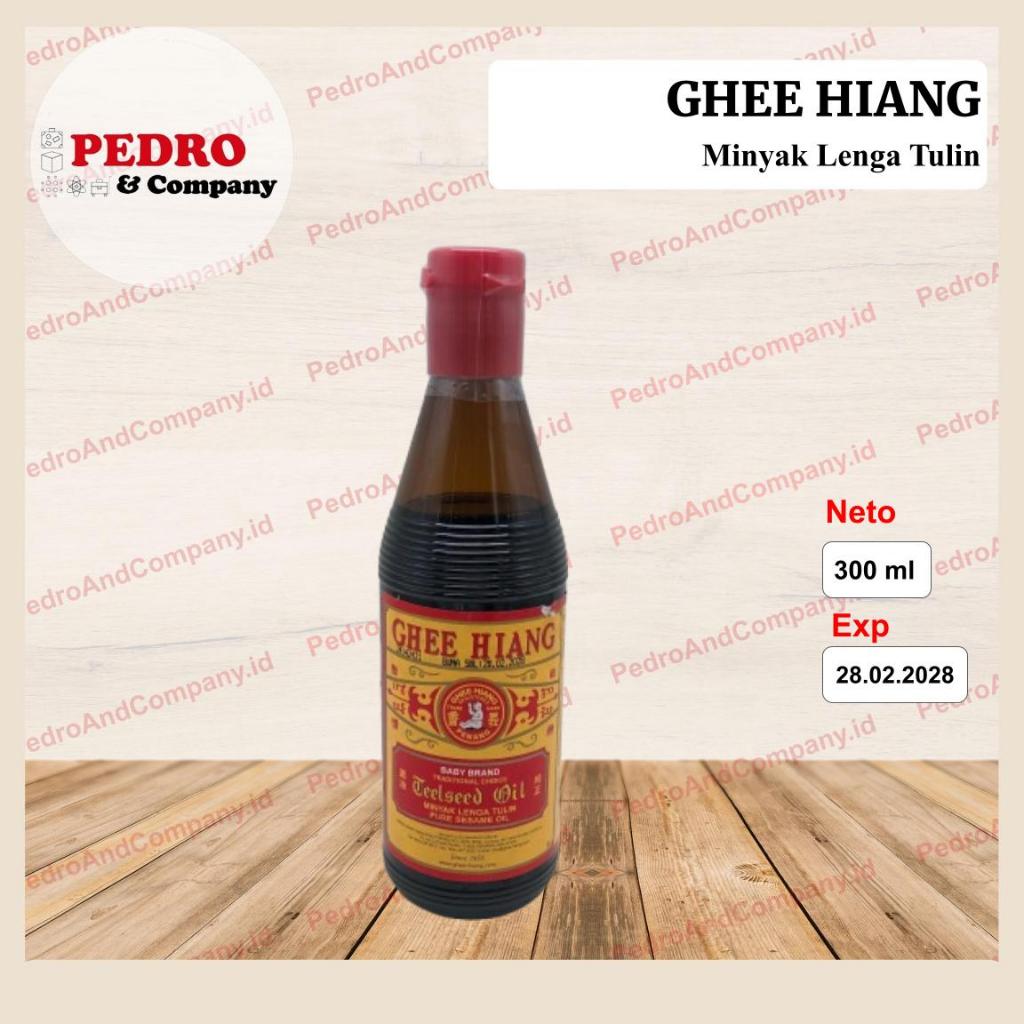 

Ghee hiang pure sesame oil 330 ml - minyak wijen