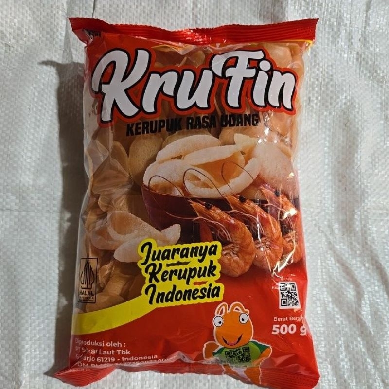 

Kerupuk udang finna krufin 500g ( BESAR UDANG )