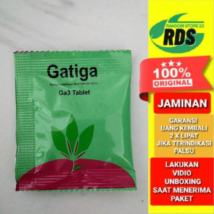 GA3 Supergob GATIGA Pupuk Tablet Hormon ZPT GIBERELIN ACID Untuk Pembesar Pembuahan Semua Tanaman