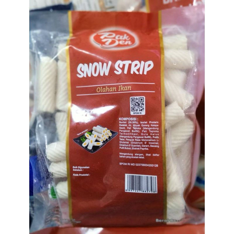 

PAK DEN Snow Strip 500 Gram - Olahan Ikan