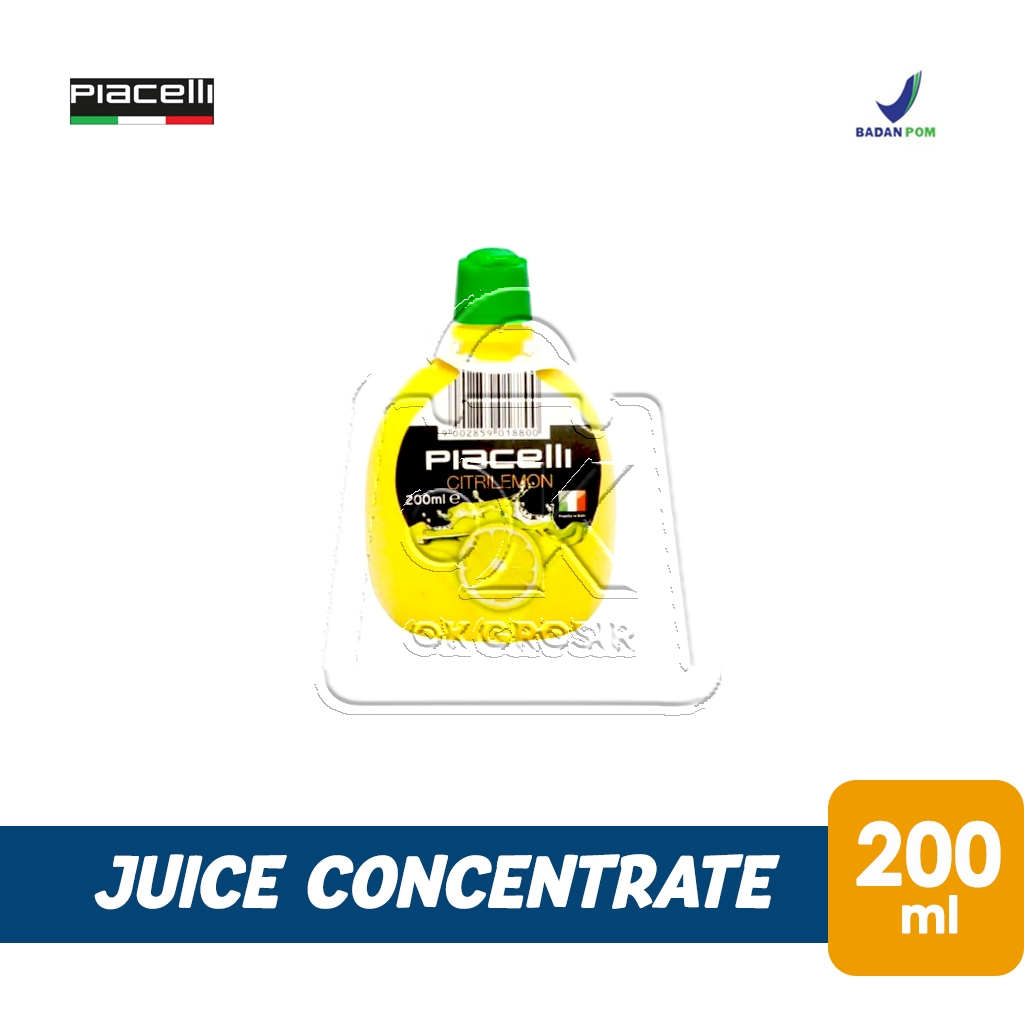 

Sari Buah Jus Lemon PIACELLI Juice Concentrate (200 ml)