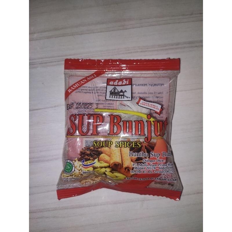 

sup bujud, rempah-rempah bahan baku pembuatan sup