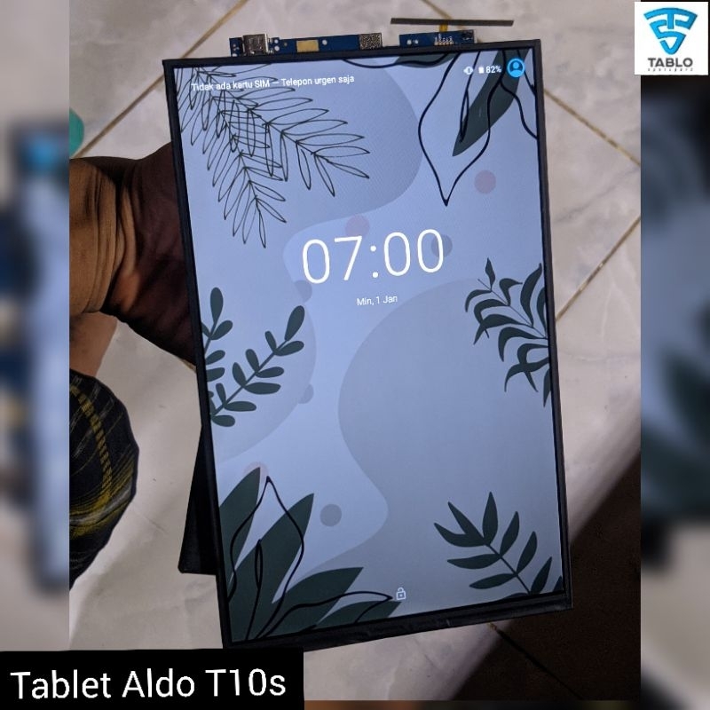 LCD only Tablet Aldo T10s original copotan bergaransi