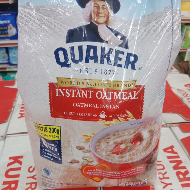 

QUAKER INSTANT OATMEAL 1.2KG