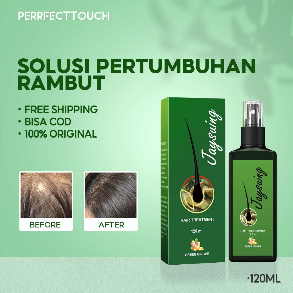 Jaysuing Solusi Pertumbuhan Rambut 120ml Semprotan Pertumbuhan Rambut Kebotakan Pertumbuhan Rambut S