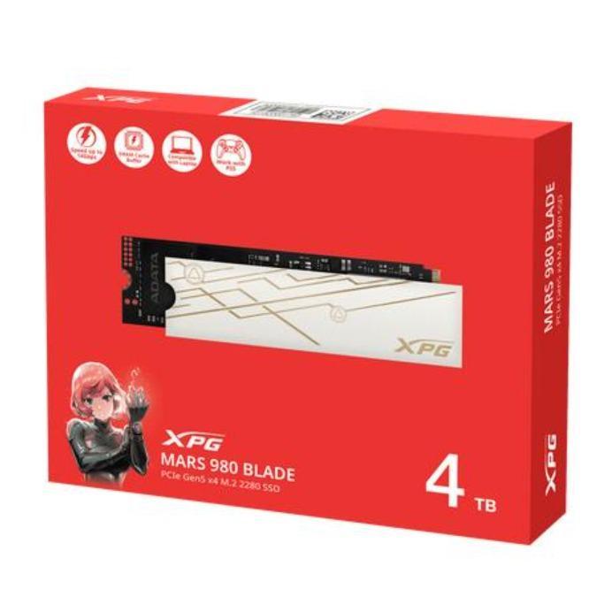 Storage SSD Adata XPG Mars 980 Blade 4TB 2TB 1TB - NVMe Gen5x4 M2.2280 - SSD Adata Mars 980 Blade 1T