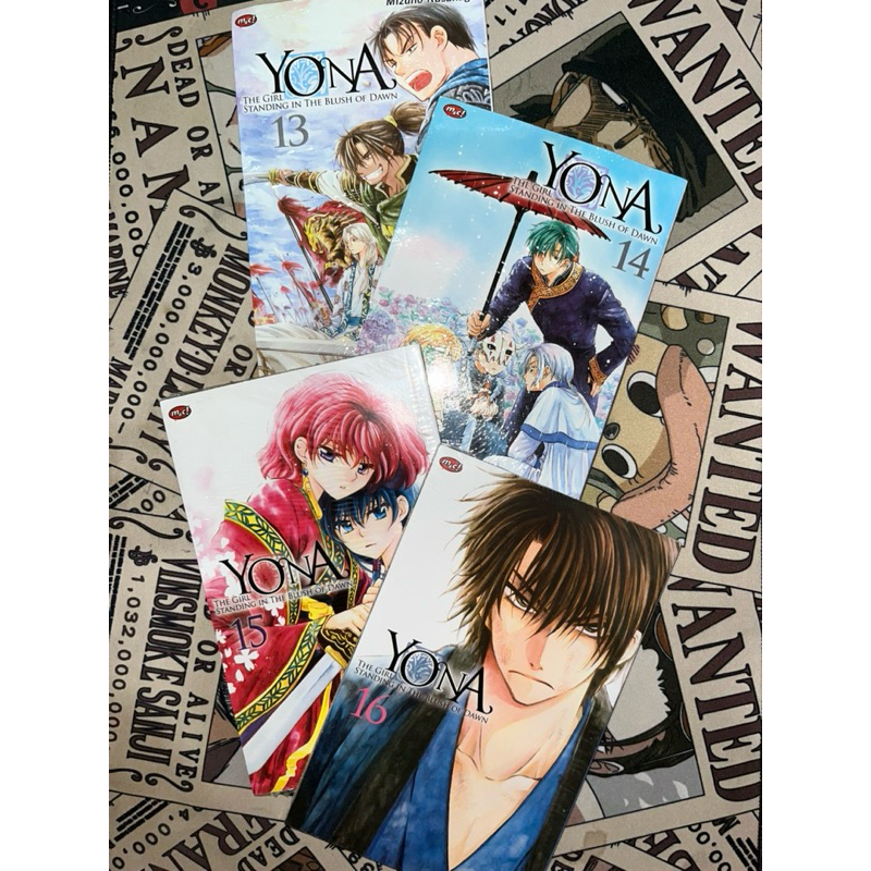 Manga Akatsuki no Yona / Yona of the Dawn BARU/MASIH SEGEL vol.13,14,15,16