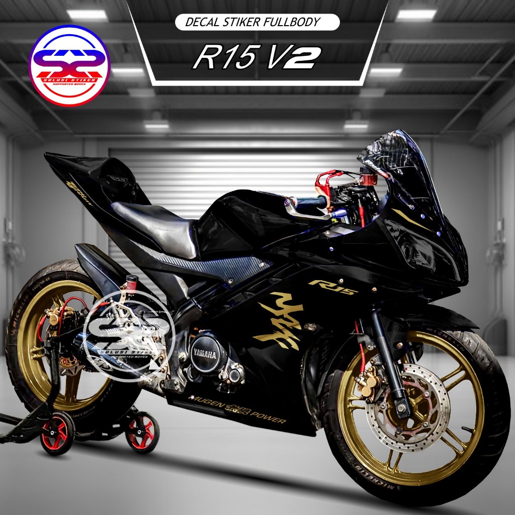 Yamaha Decal Stiker Fullbody R15 V2 Desain Polosan Simple