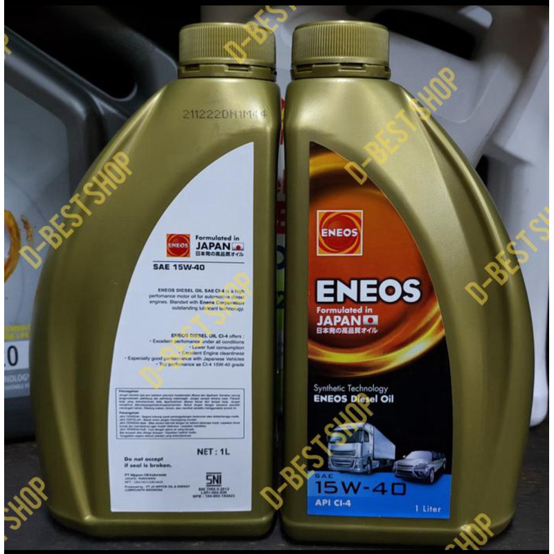 OLI mesin diesel ENEOS 15w/40 -1 liter