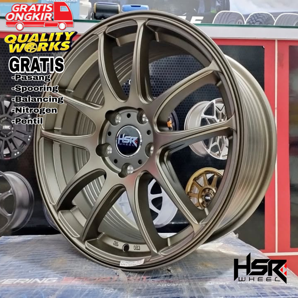 Velg Racing Ring 17 HSR Wheel Kamikaze, Mobil Ertiga, Hrv, Brv, Civic, Xpander