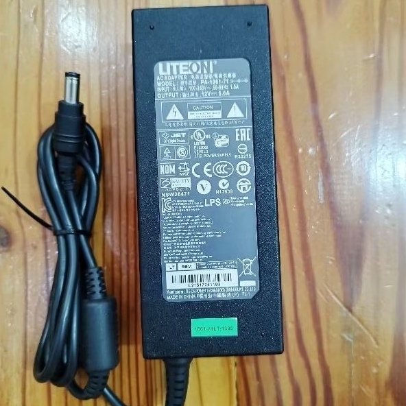 12V ~ 5A LiteOn adaptor original