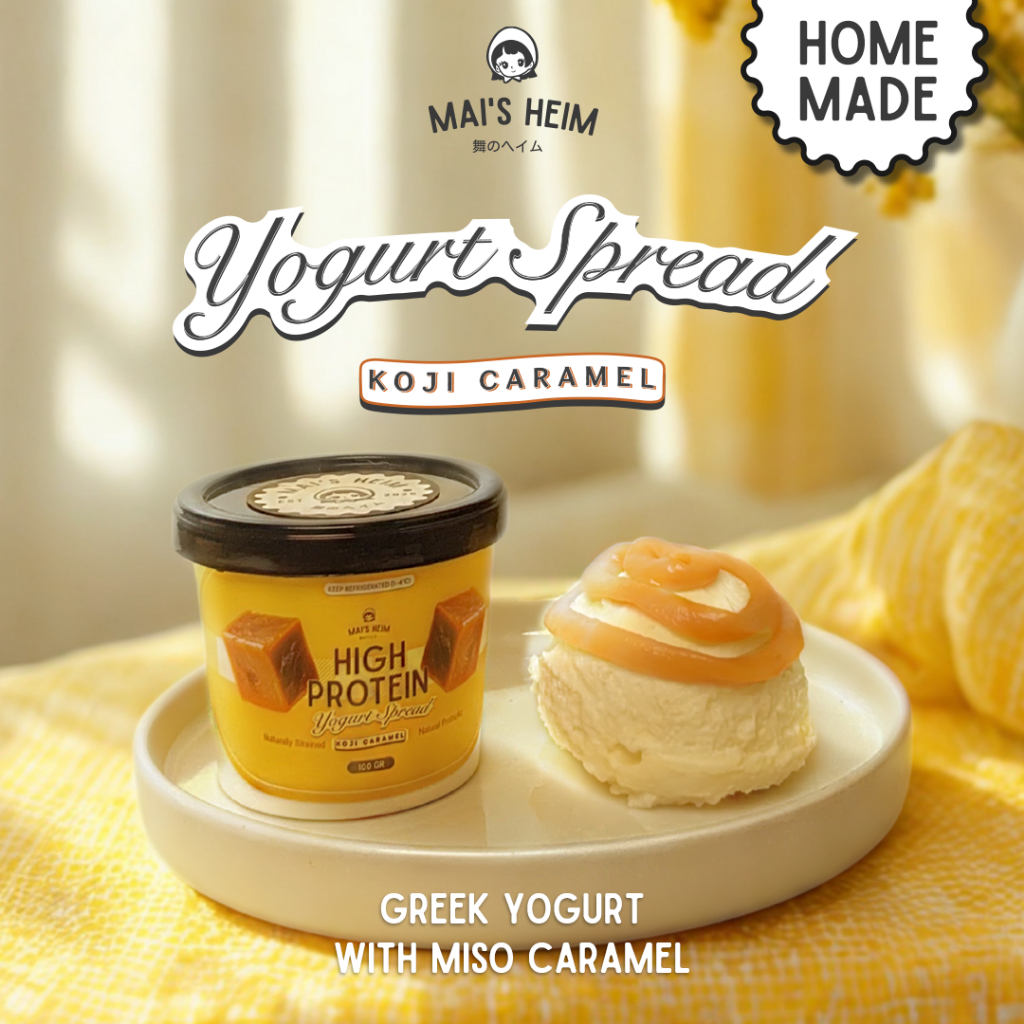 

[HOMEMADE] KOJI CARAMEL - Homemade Miso Salted caramel - Greek Yogurt Spread | MAI'S HEIM