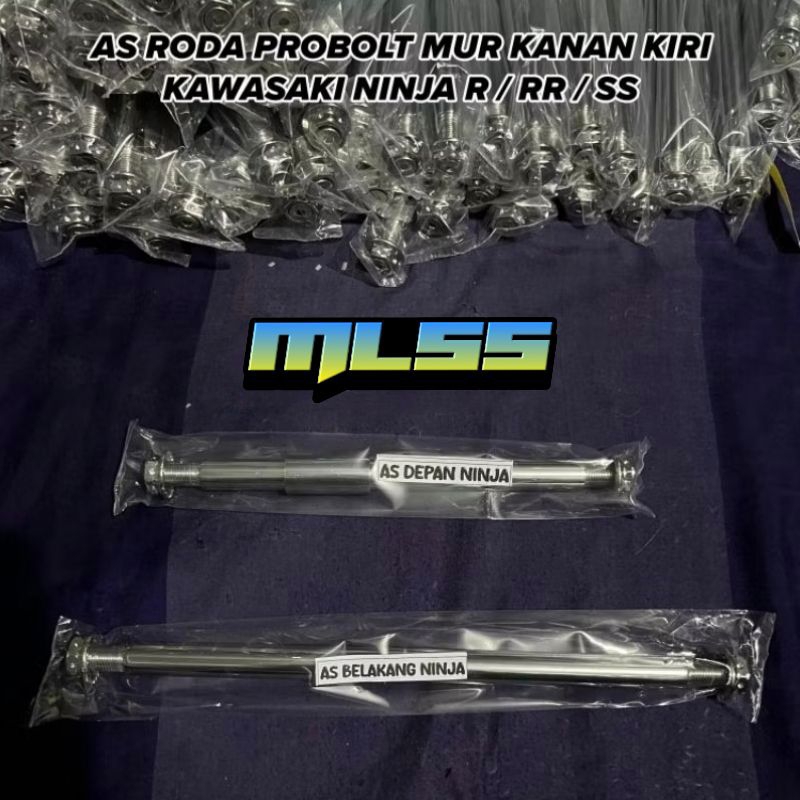 As roda probolt ninja as roda depan belakang mur kanan kiri kawasaki Ninja R / RR / SS