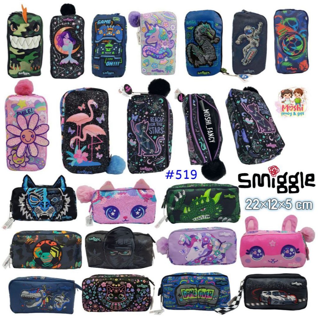 

Arm Tempat Pensil Smiggle Better Together Pocket Character / Pencil Case Smiggle Seleting Motif
