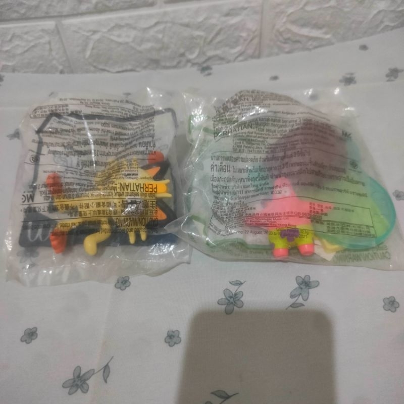 Mainan Happy Meal McD Segel Brand New Patrick Meowth