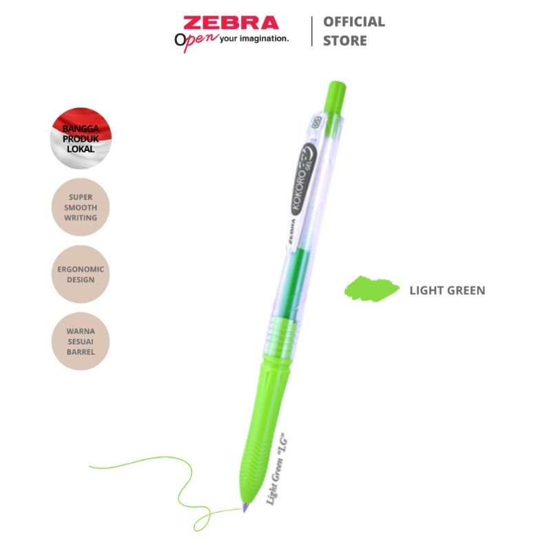 

Bolpen gel KOKORO Light Green (Hijau Muda) 0.5 murah