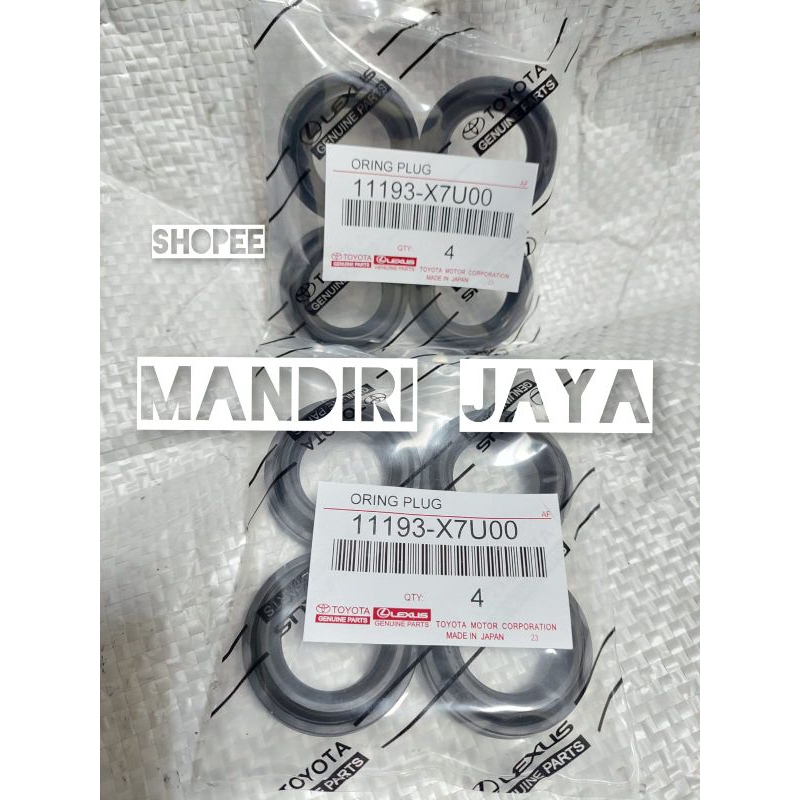 Seal oring busi sil busi 4pcs Toyota Sienta Ori