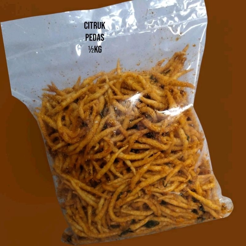 

citruk original/citruk pedas bawang daun jeruk 500 gram