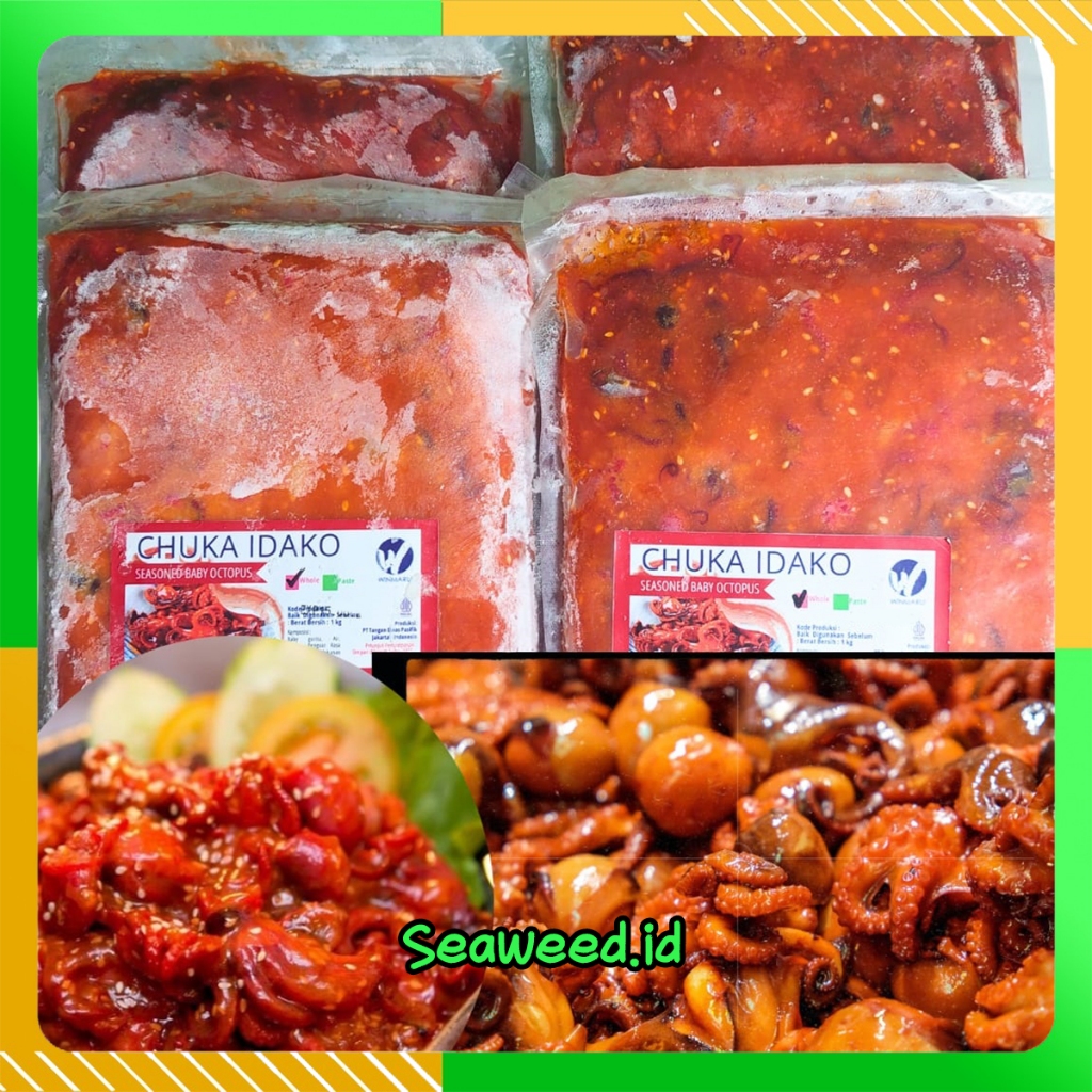 

KHUSUS JABODETABEK Chuka Idako Seasoned Baby Octopus Gurita Berbumbu Premium Halal 1 KILOGRAM Healthy Wagyu