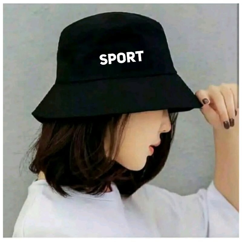 Topi Bucket Hats Pria Wanita Topi Bucket Sport Girls Style Korea