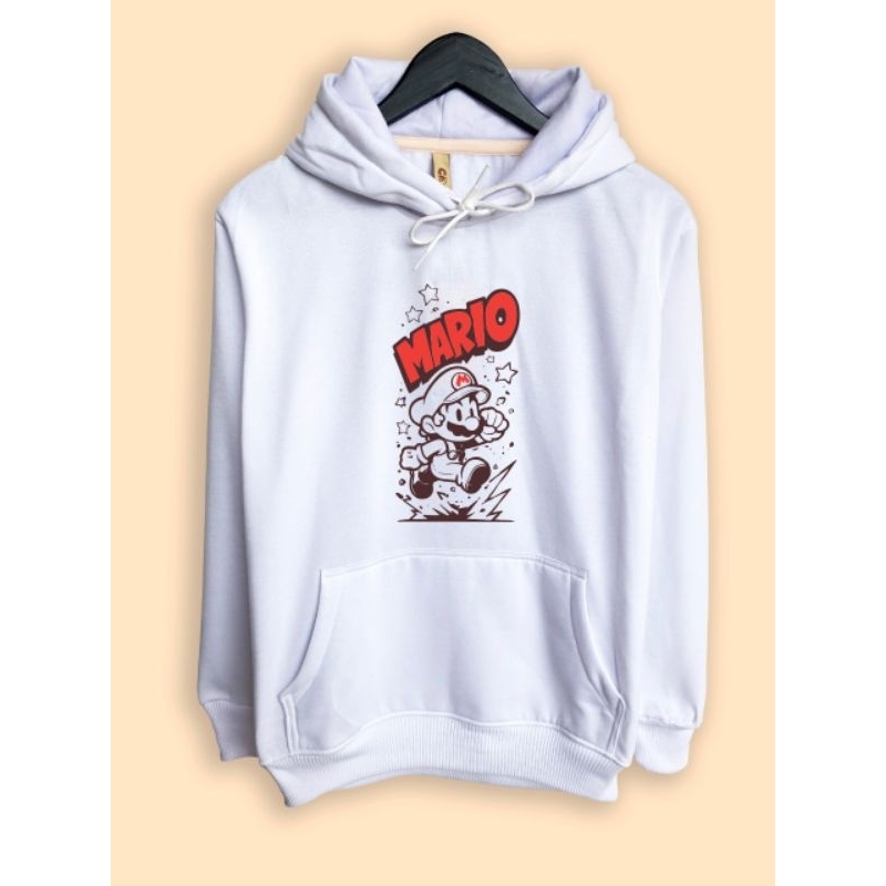 Jeket Hoodie Mario Bros Run Game Nintendo