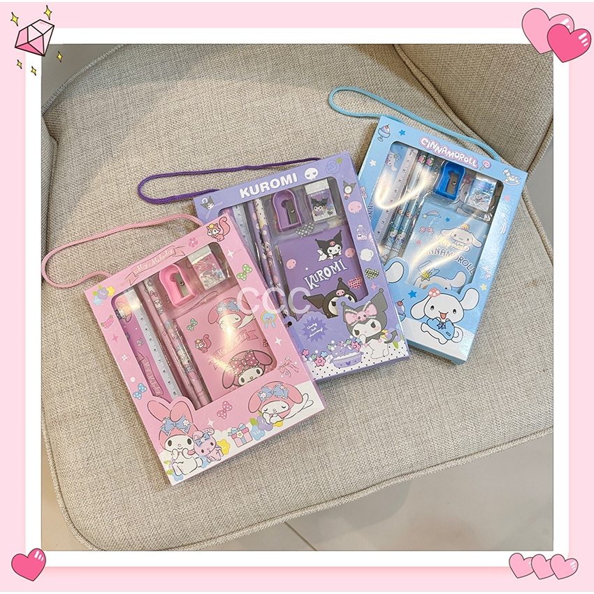 

SS2. *6in1* Set Alat Tulis Kotak Pensil Study Hadiah Anak Sekolah Stationary