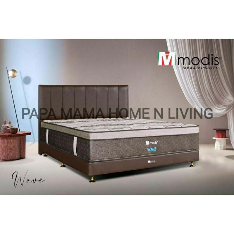 MODIS Springbed Wave Uk160/180×200cm - Garansi 15 Tahun - COD Medan