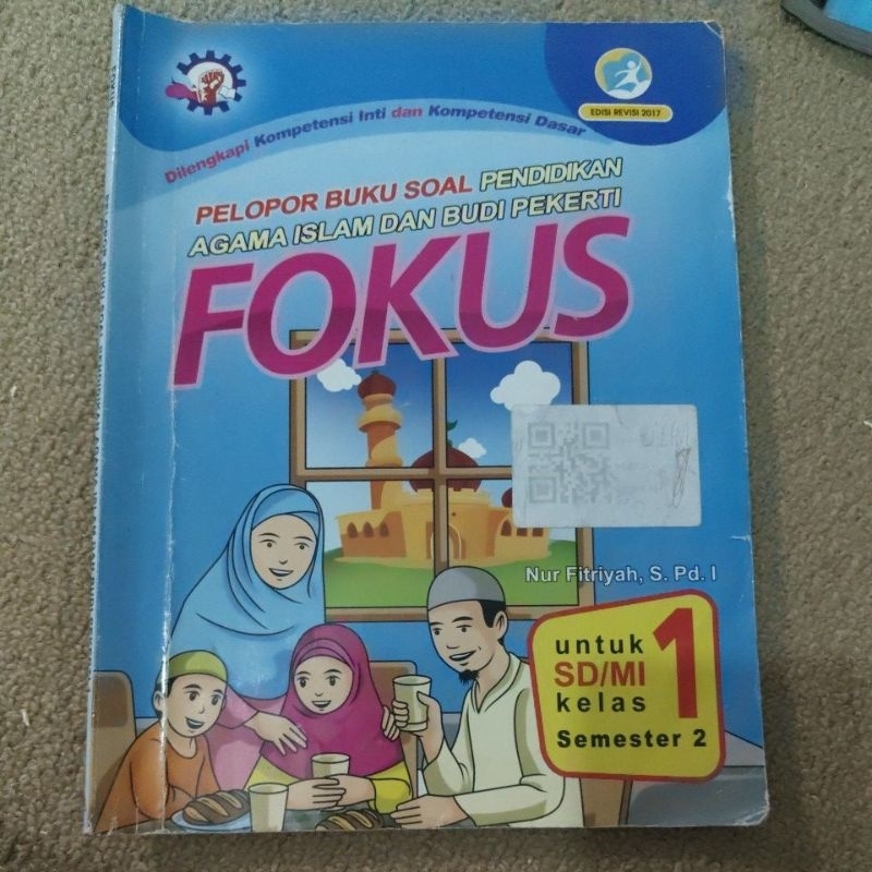 buku pelajaran Agama Islam FOKUS SD kelas 1 semester genap